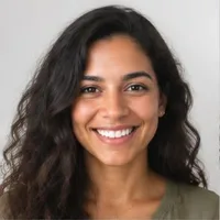 Retrato ilustrativo de Camila, gerado por IA